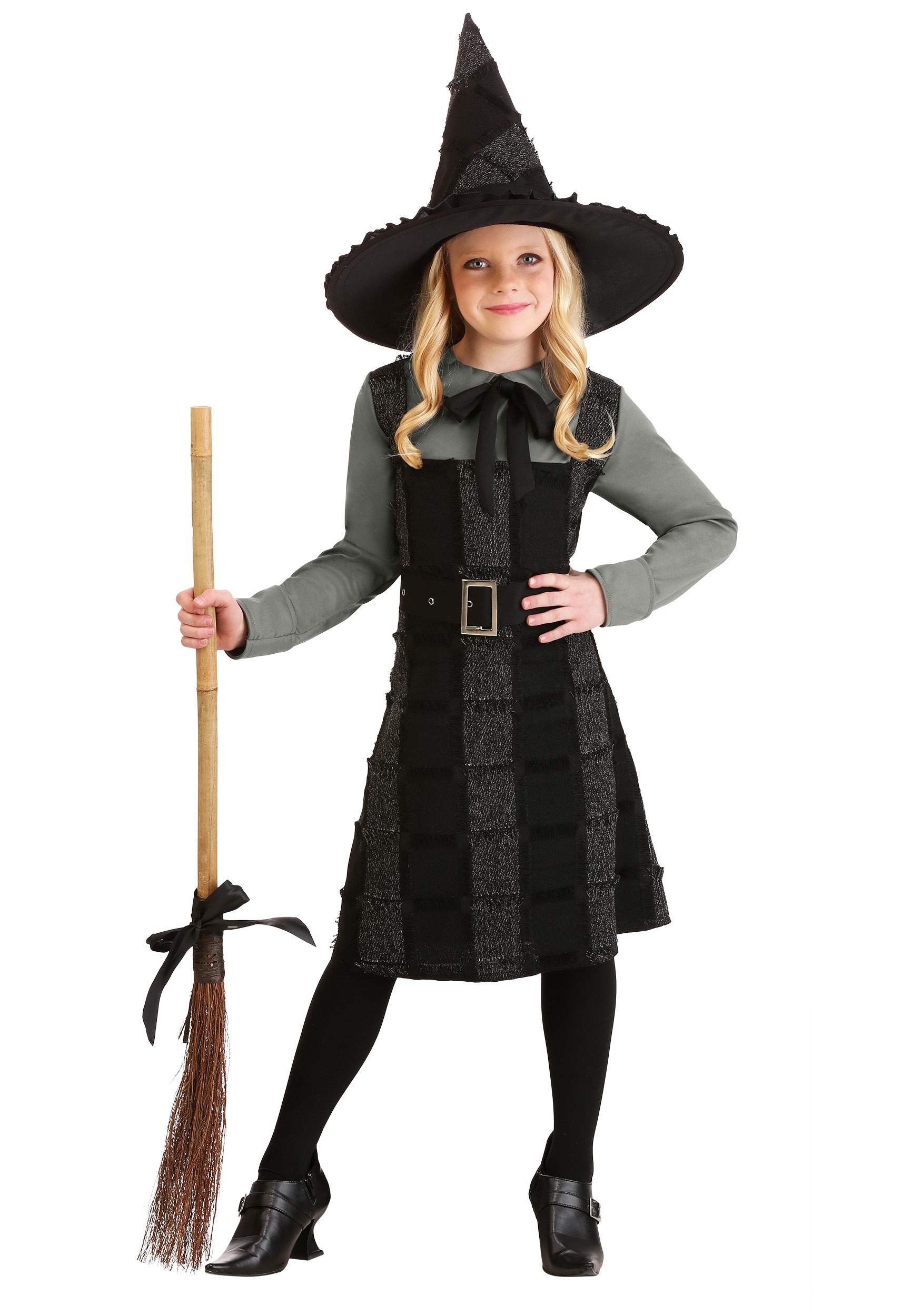 Charming Witch Girl's Costume Dress | Kid's Witch Costumes