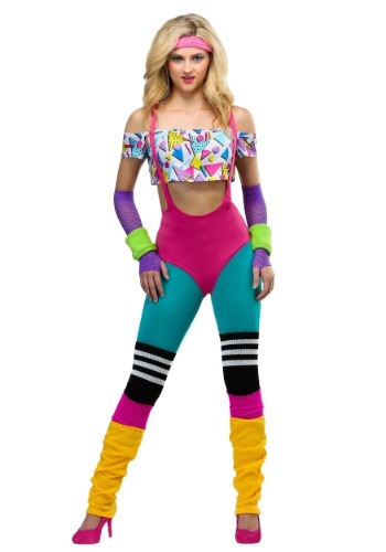 Aerobics Work Out 80's Women's Costume