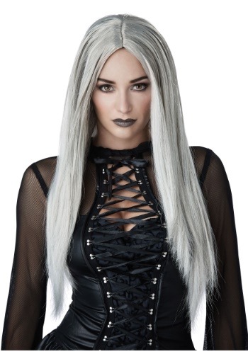 Gothic Grey Wig For Women