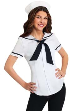 Womens Sweet Sailor Plus Size Costume Set