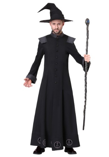 Men's Plus Warlock Costume