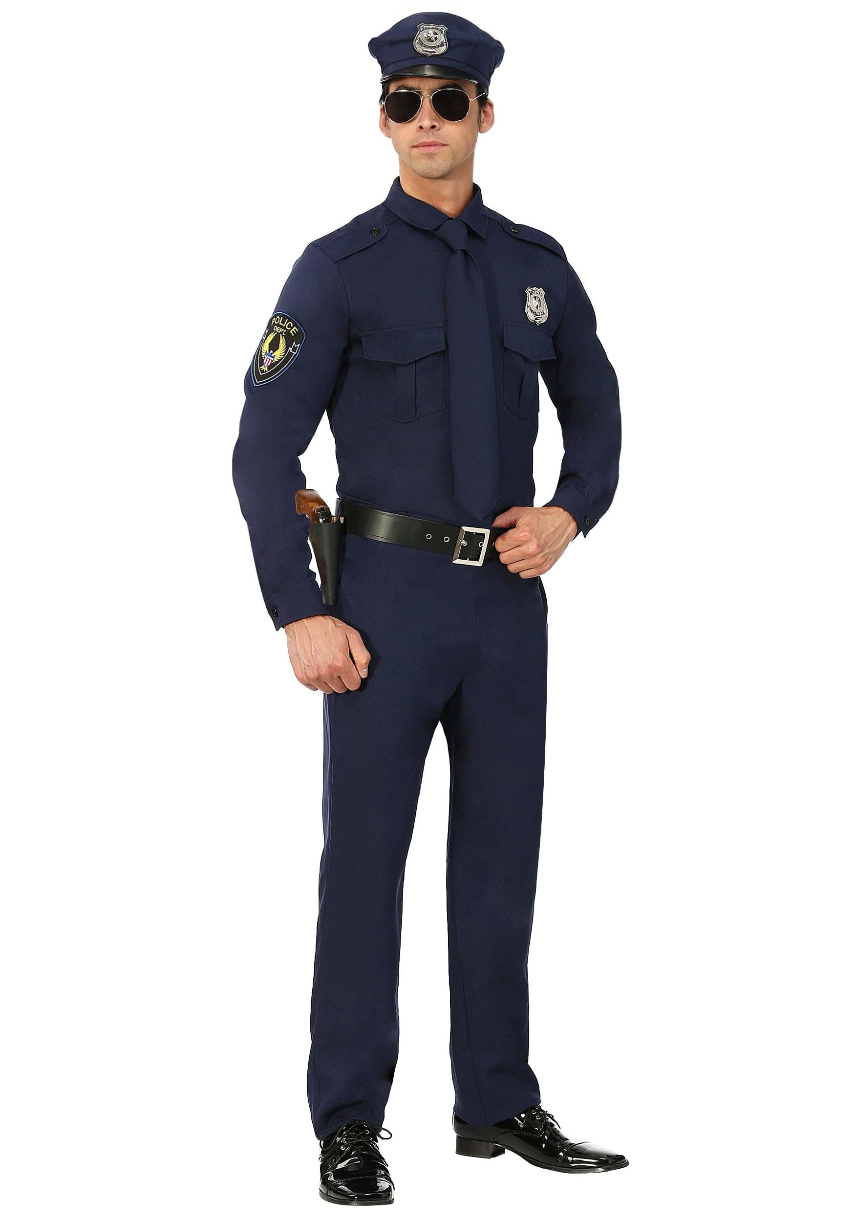 Men's Cop Costume | Adult Halloween Police Costume