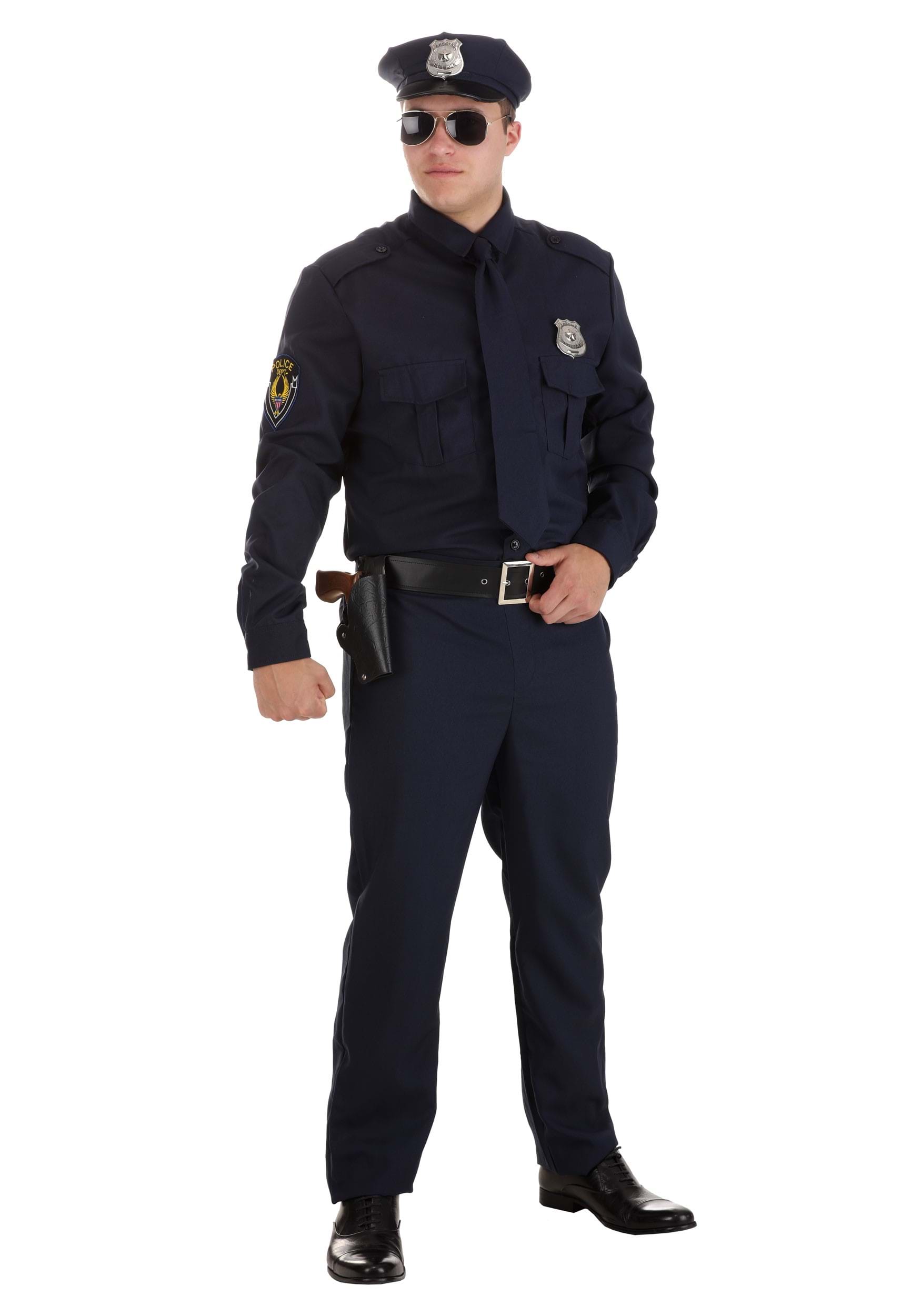 Men's Cop Costume | Adult Halloween Police Costume