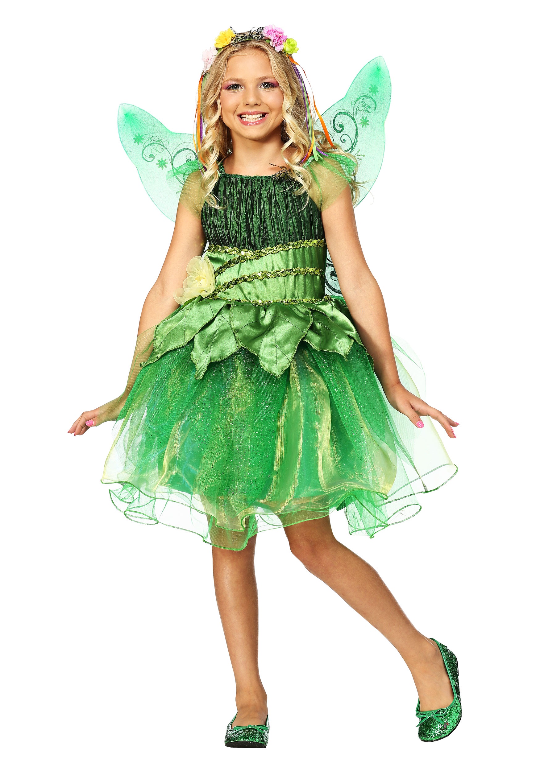 Garden Fairy Costume For Girls