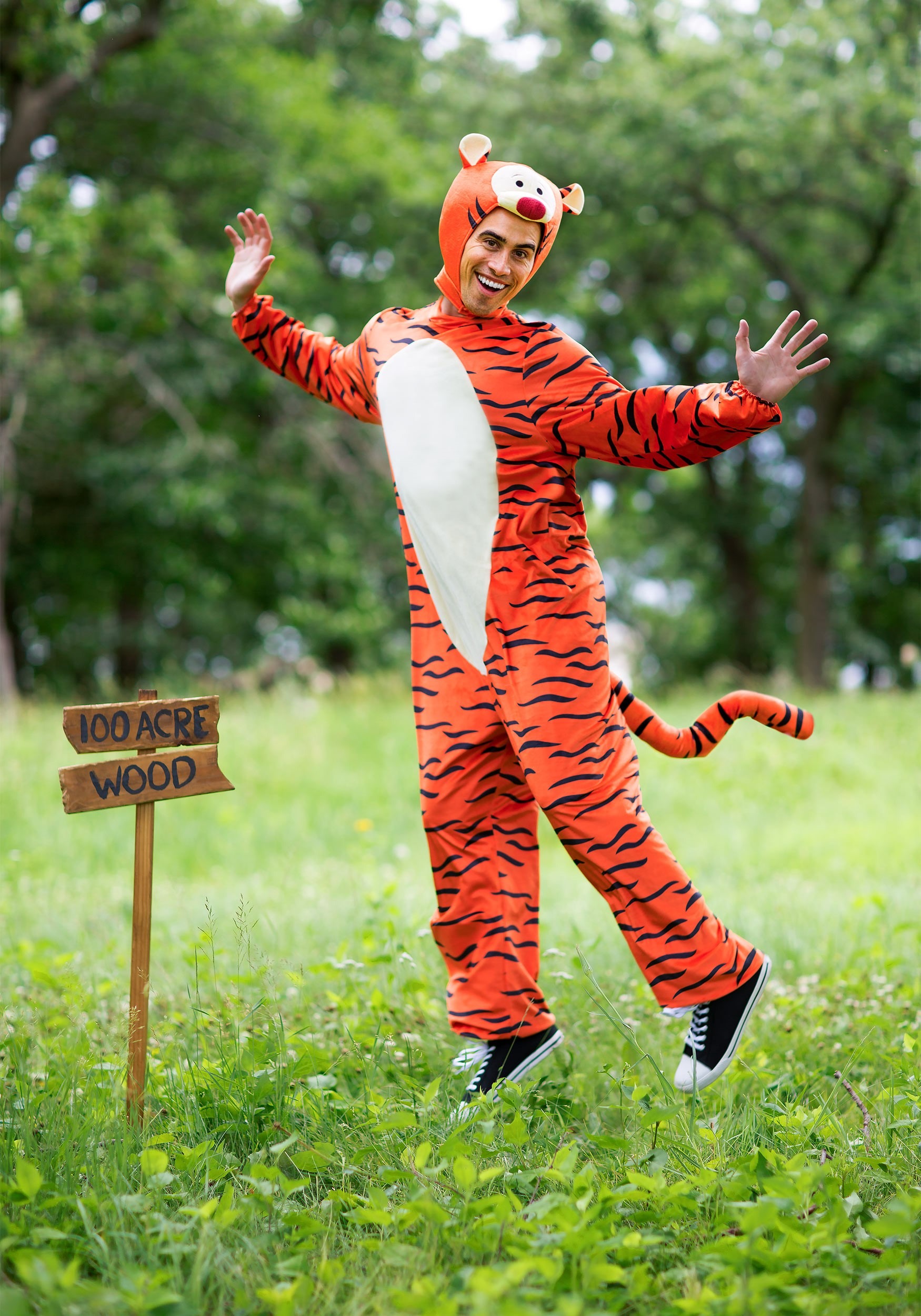 winnie the pooh adult tigger deluxe costume