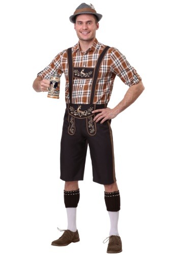 Men's Plus Size Oktoberfest Stud Costume