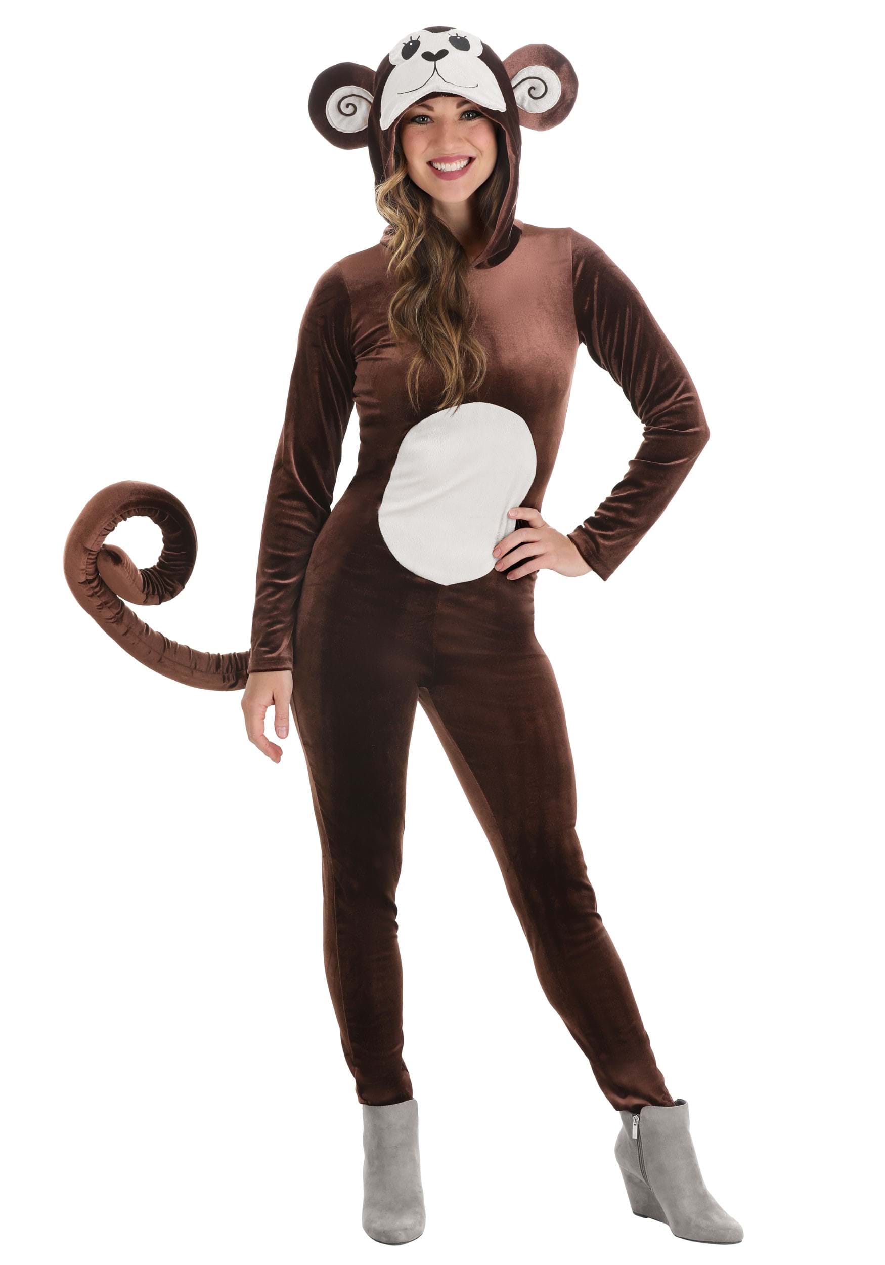 Jumpsuit Monkey Around Costume For Women , Animal Costume