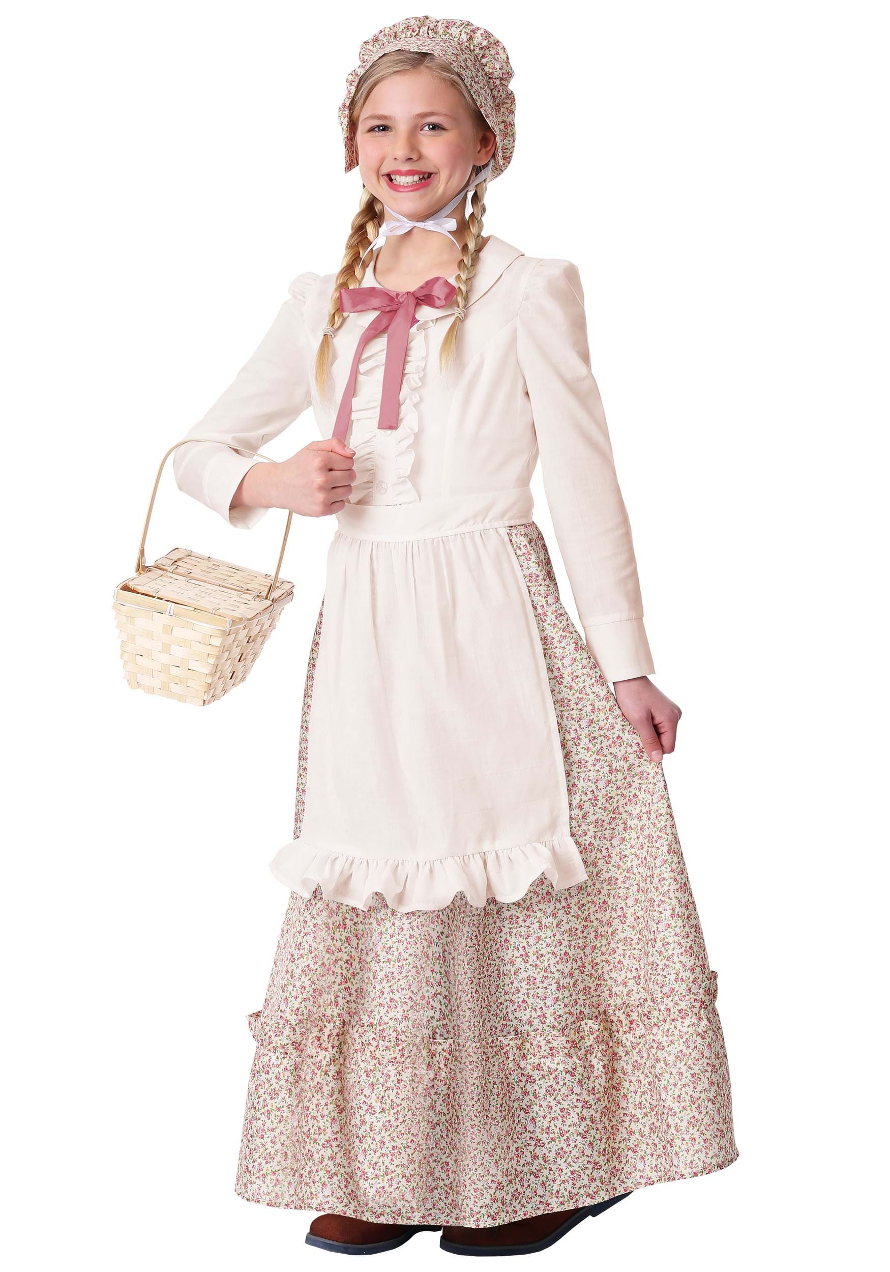 Girl's Prairie Pioneer Costume | Exclusive | Made By Us