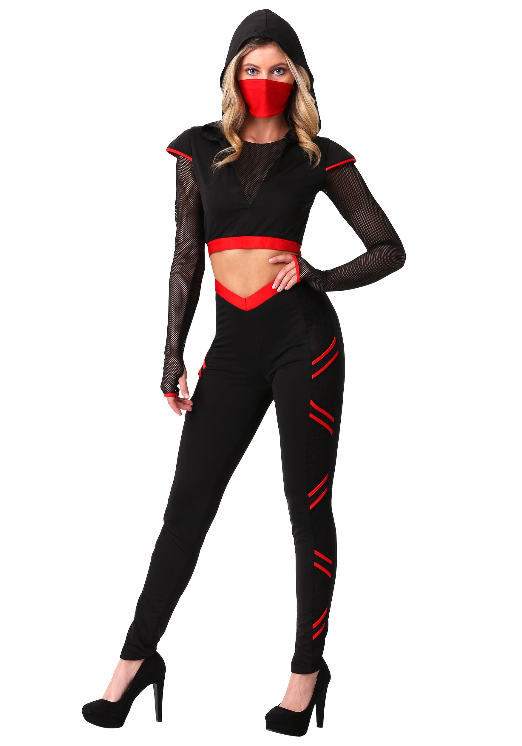 Alluring Women's Assassin Costume , Women's Ninja Costumes