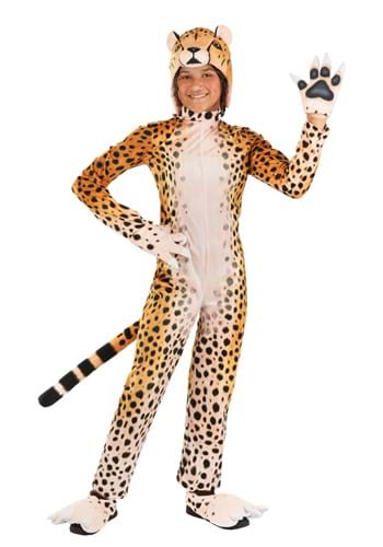 Child Cheerful Cheetah Costume Alt 5
