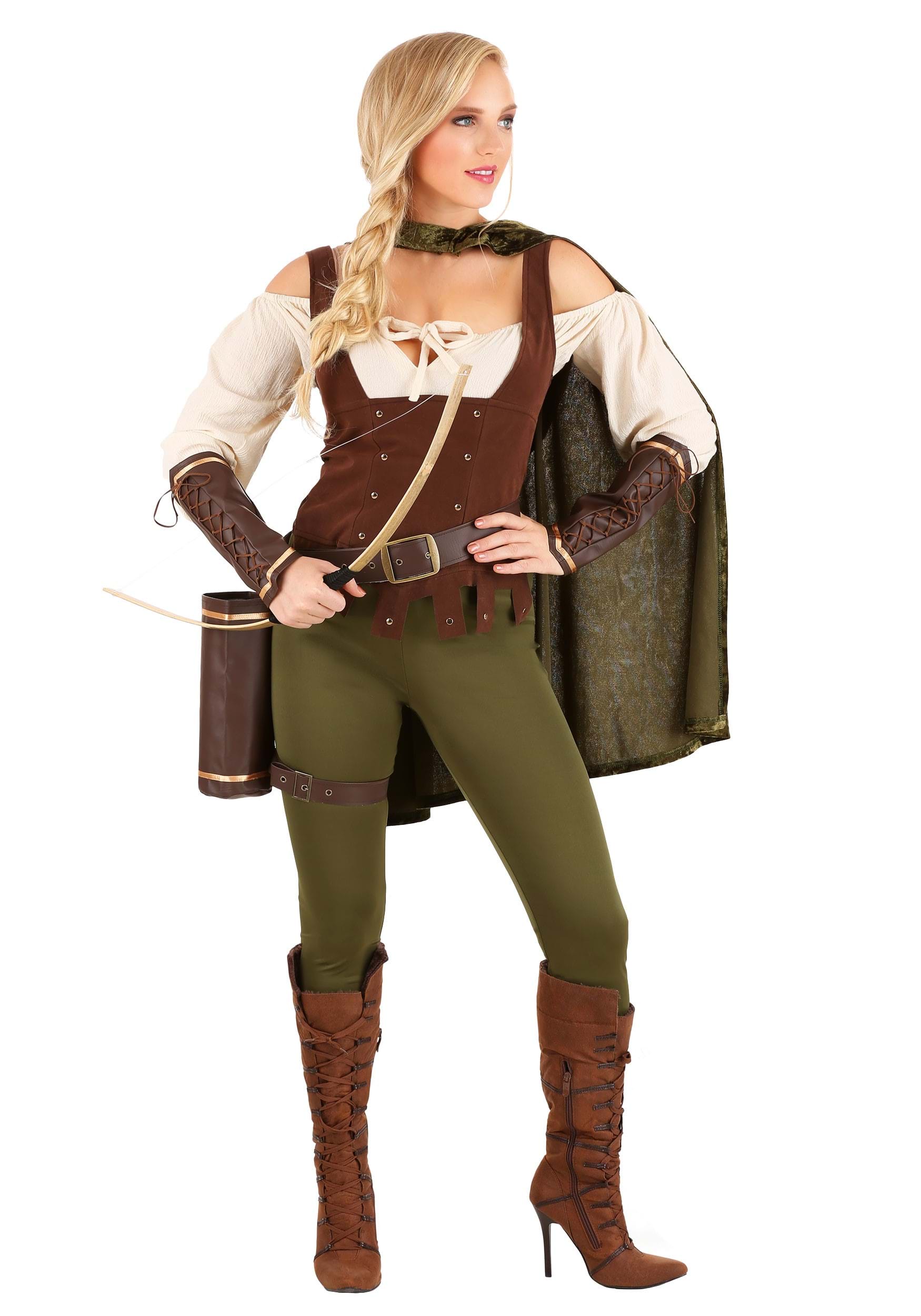 Enchanted Forest Huntress Renaissance Adult Costume ...