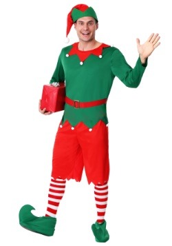 Men's Plus Size Santa's Helper Costume