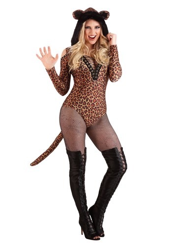 Women's Leopard Leotard Costume