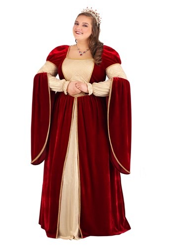 Women's Plus Size Regal Renaissance Queen Costume