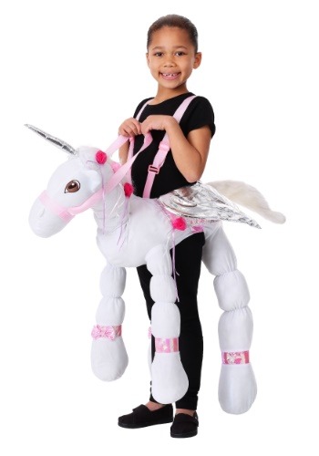 Kids Ride a Unicorn Costume1