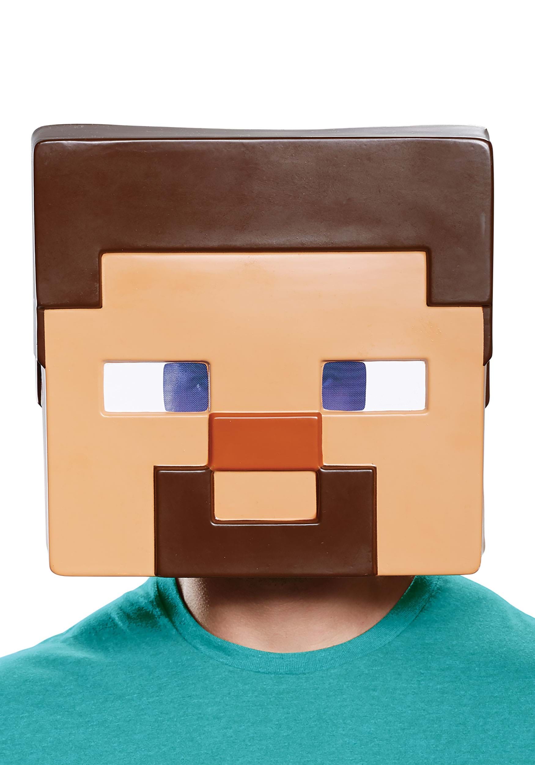 Adult Minecraft Steve Full Face Mask