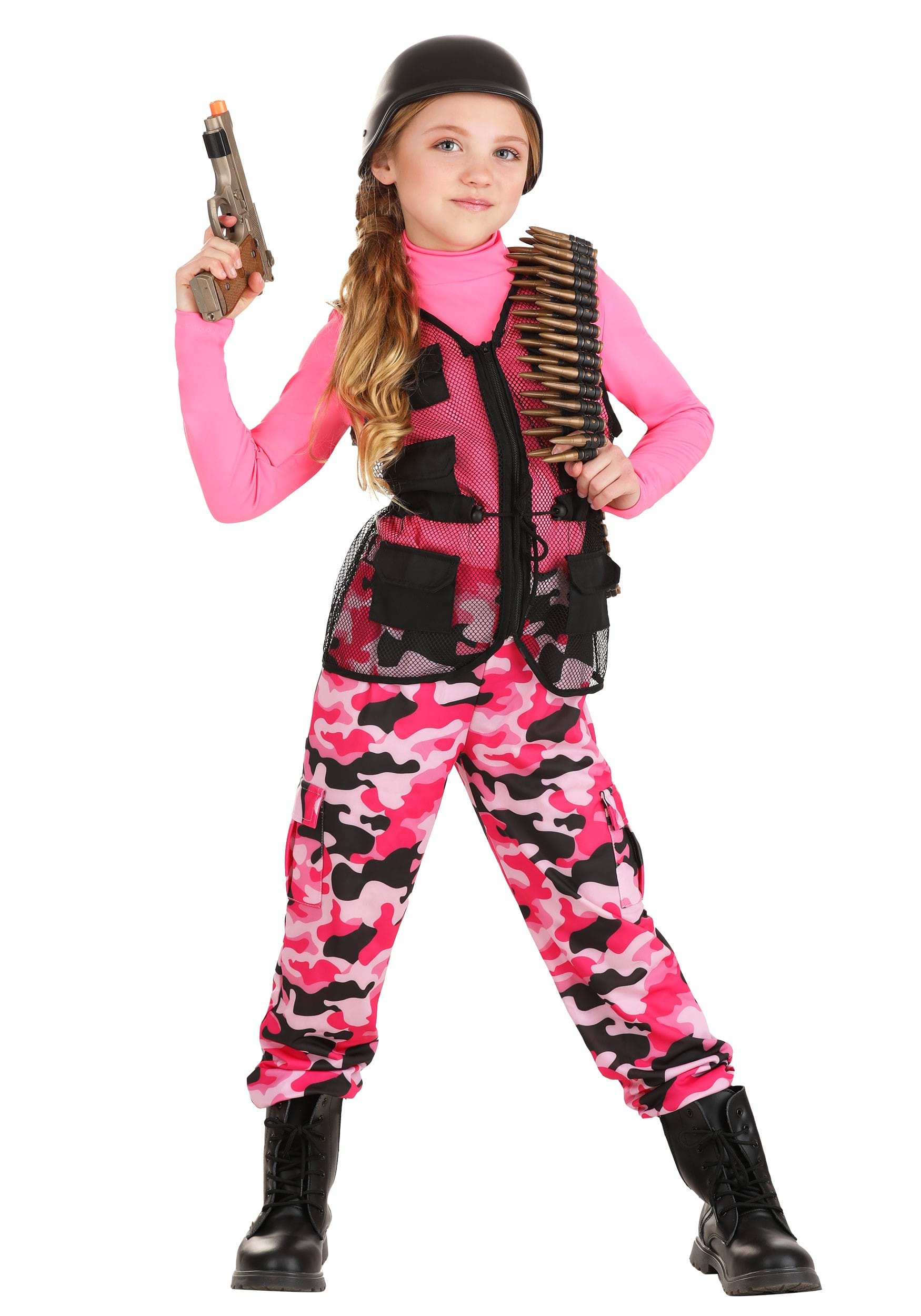 Pink Camo Trooper Kid's Costume