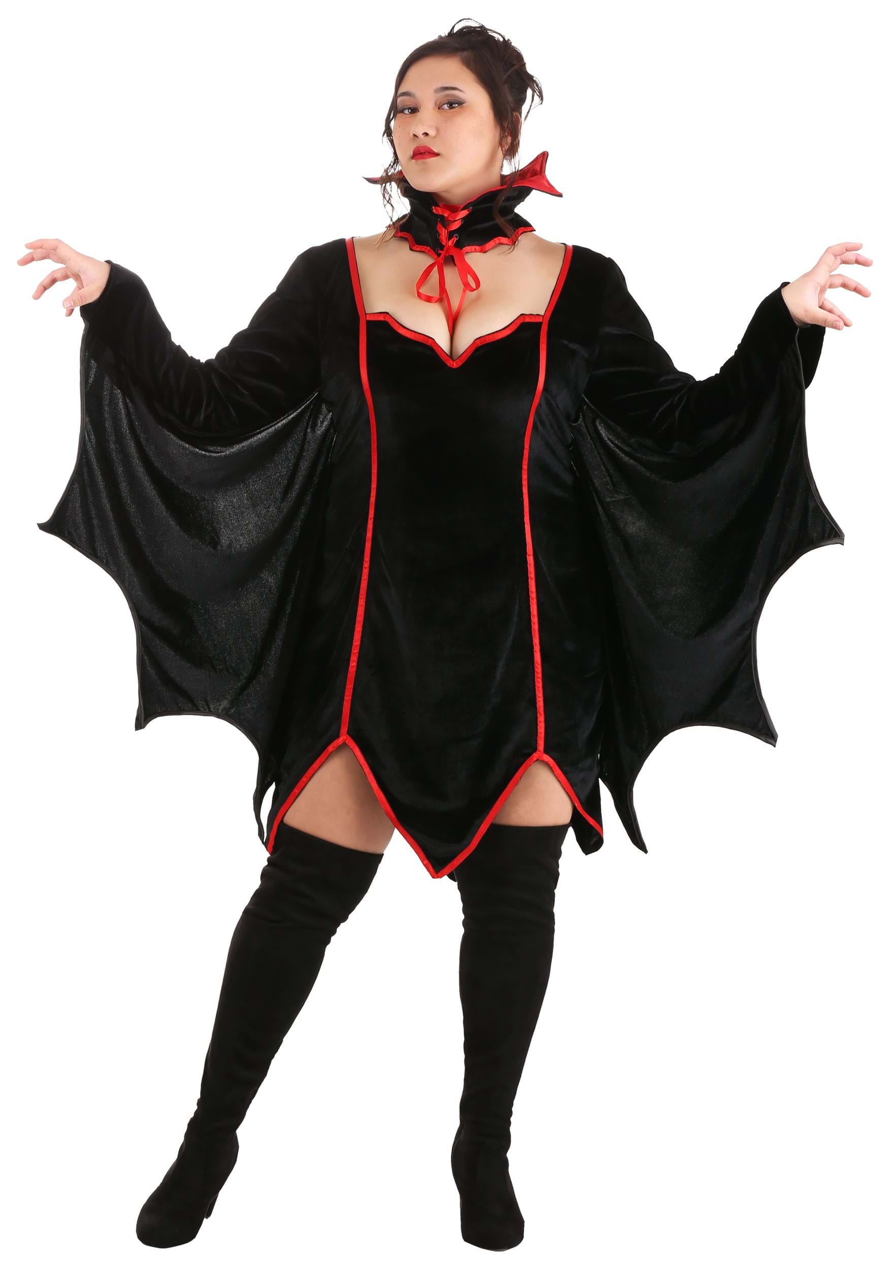 Plus Size Women's Lady Dracula Costume | Scary Plus Size Costumes