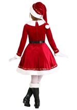 Santa Girl's Dress Costume Alt