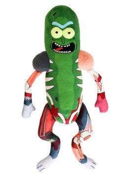 Rick & Morty Galactic Plushies Pickle Rick in Rat Suit
