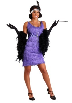 Fringe Purple Flapper Costume Update Main