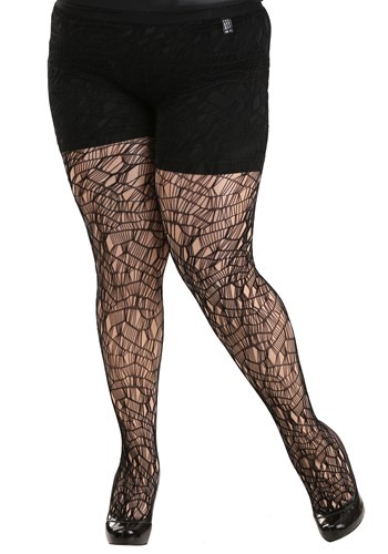 Plus Size Ripped Tights