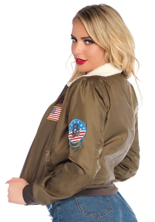 Top Gun Bomber Women's Jacket Costume
