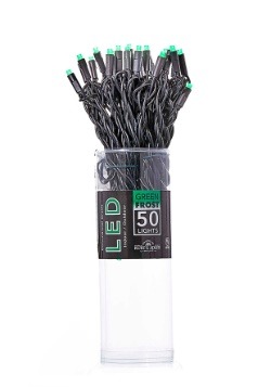 Green Frost LED 50-Indoor/Outdoor String Lights
