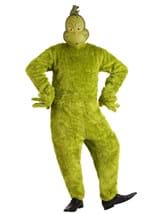 Mens The Grinch Santa Deluxe Jumpsuit with Mask Alt 2