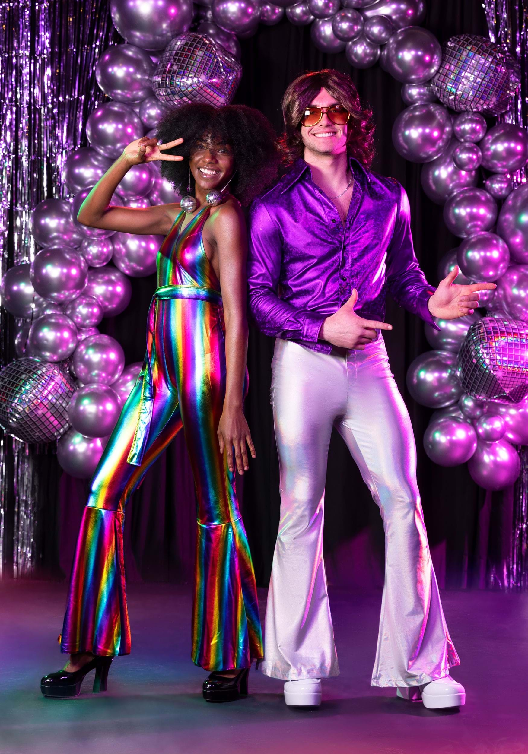 Holographic Men's Disco Pants