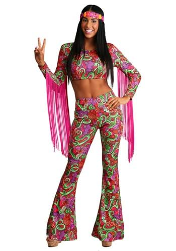 Plus Starflower Hippie Costume