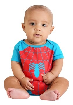 Infant Marvel Spider-Man and Incredible Hulk Onesie