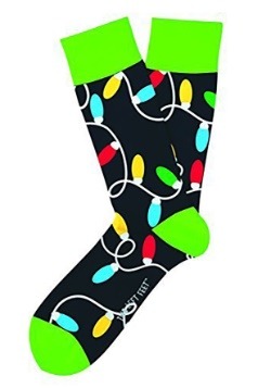 Two Left Feet Lotsa Christmas Lights Adult Socks