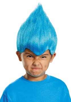 Child Blue Wacky Wig