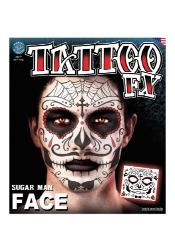 Day of the Dead Temporary Tattoo