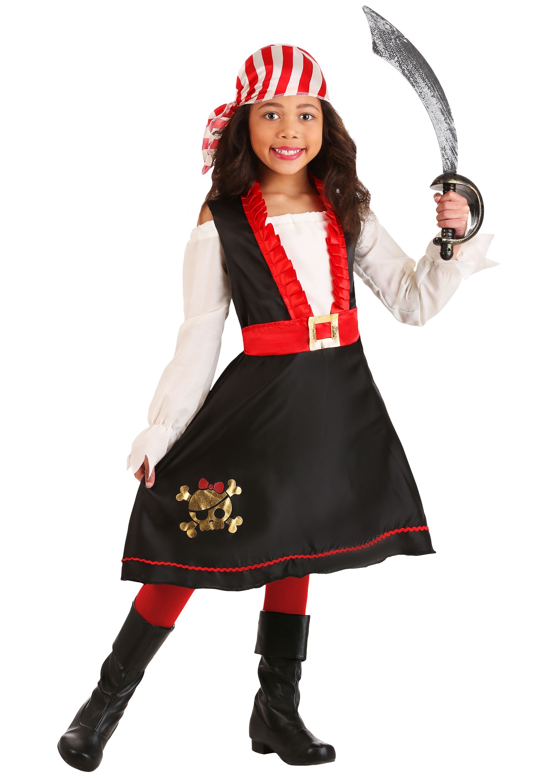  Girl s  Pretty Pirate  Costume 