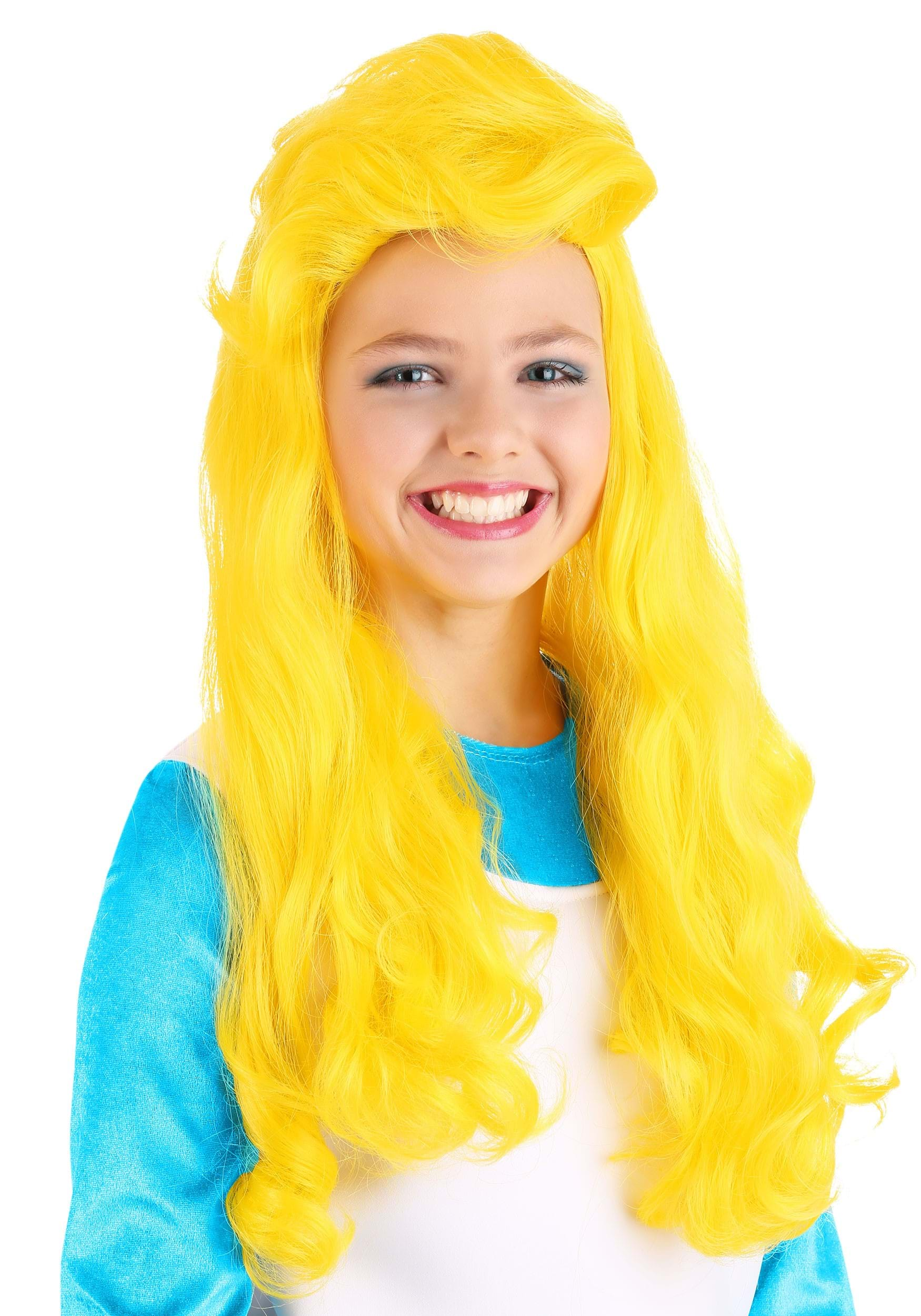 Girl's The Smurfs Smurfette Wig