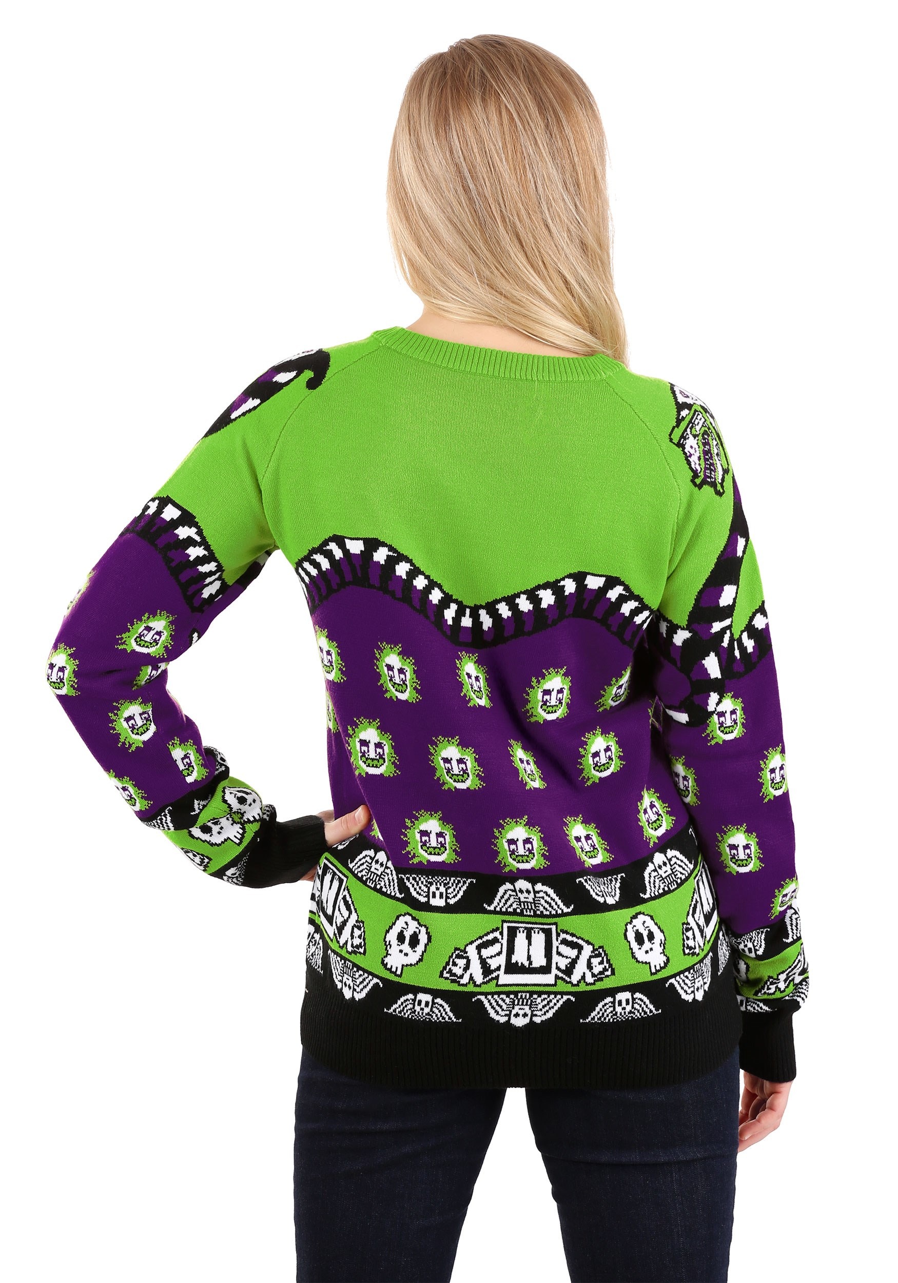 Beetlejuice Lydia Deetz Halloween Sweater For Adults