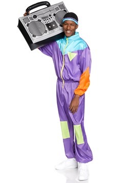 Men's Awesome 80's Ski Suit Costume