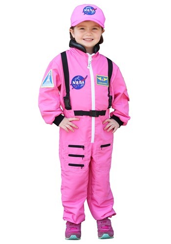 Girl's Pink Astronaut Costume