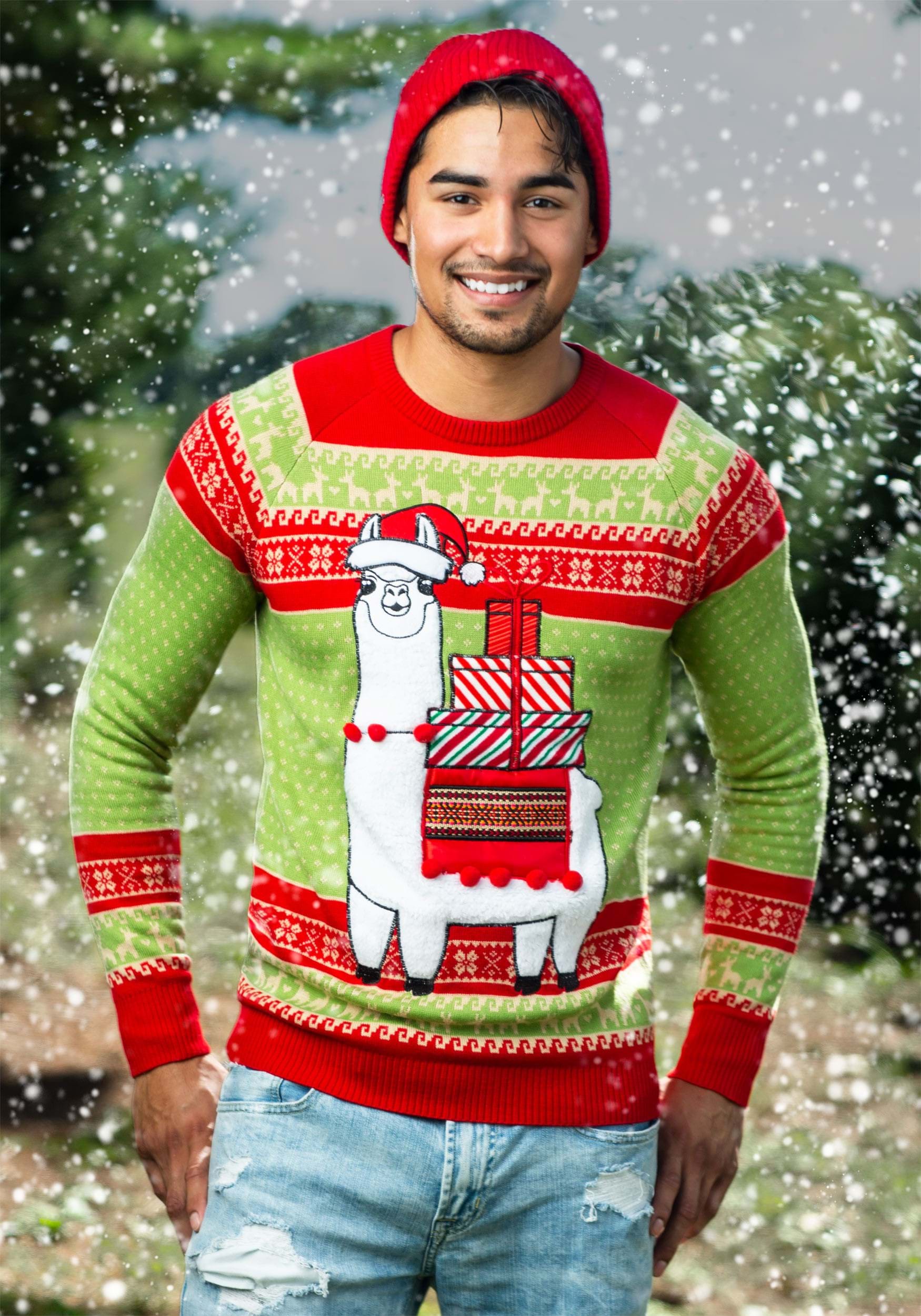 Llama Ugly Sweater Adult Christmas