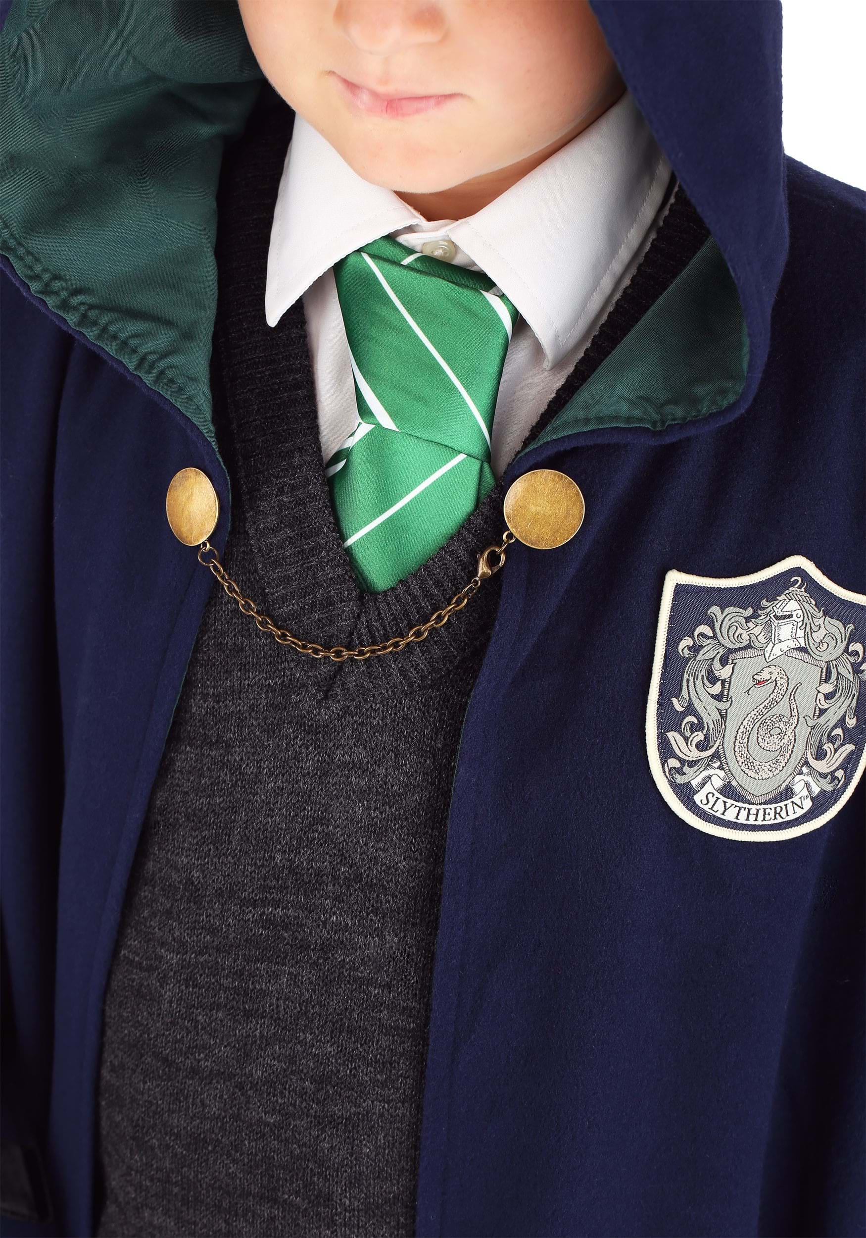 Kids Harry Potter Hogwarts Slytherin Robe