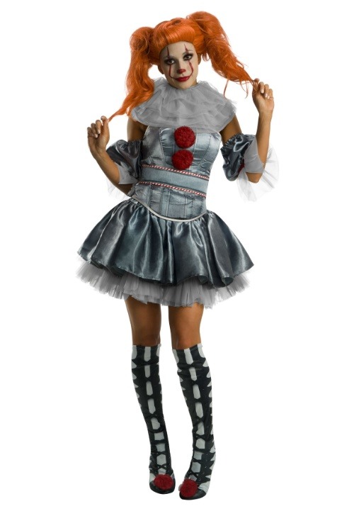 IT Deluxe Pennywise Dress Costume for Women
