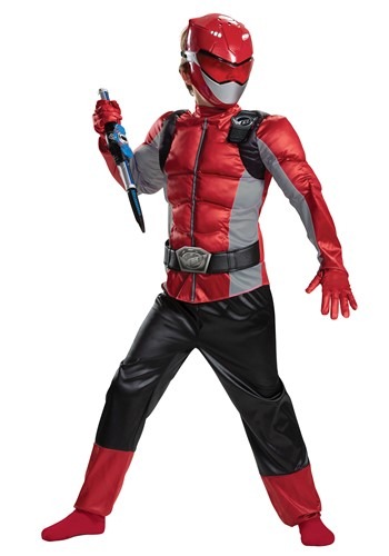 Power Rangers Beast Morphers Kids Red Ranger Classic Costume