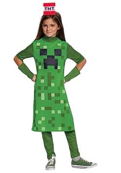 Minecraft Girls Creeper Classic Costume