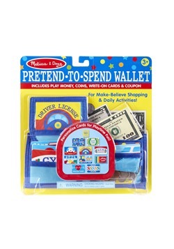 Melissa & Doug Pretend to Spend Play Wallet