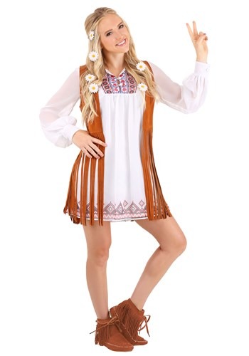 Plus Starflower Hippie Costume