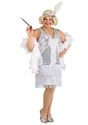 Plus Size Women's Crystal Flapper Costume