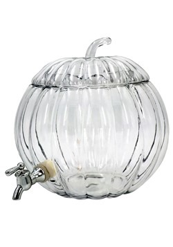 Glass Pumpkin 2 Gallon Party Drink Dispenser1