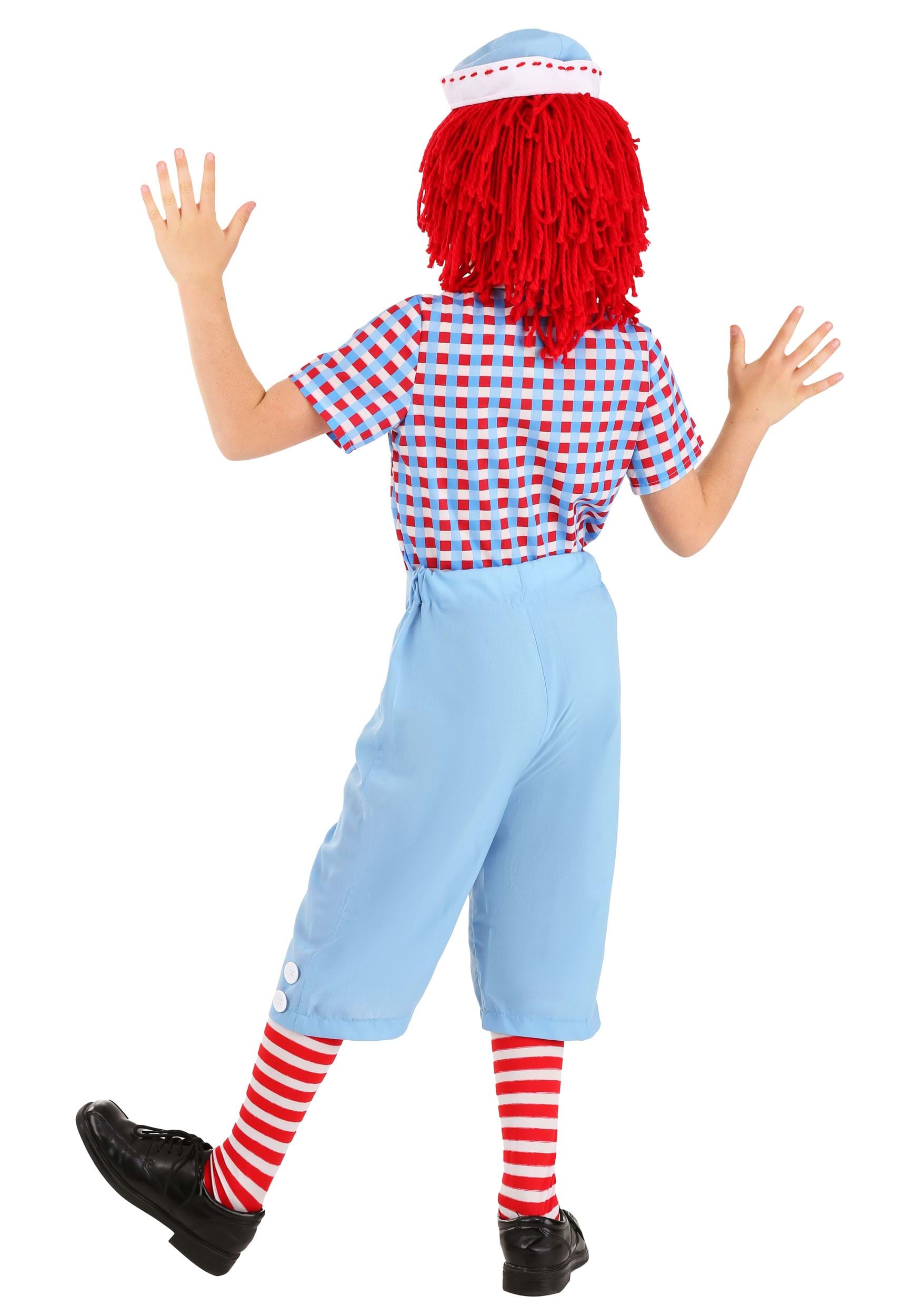 Raggedy Andy Costume For Kid's
